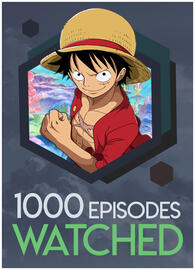 1000 episodes watched AC